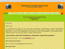 Tablet Screenshot of bank-einbruch.de
